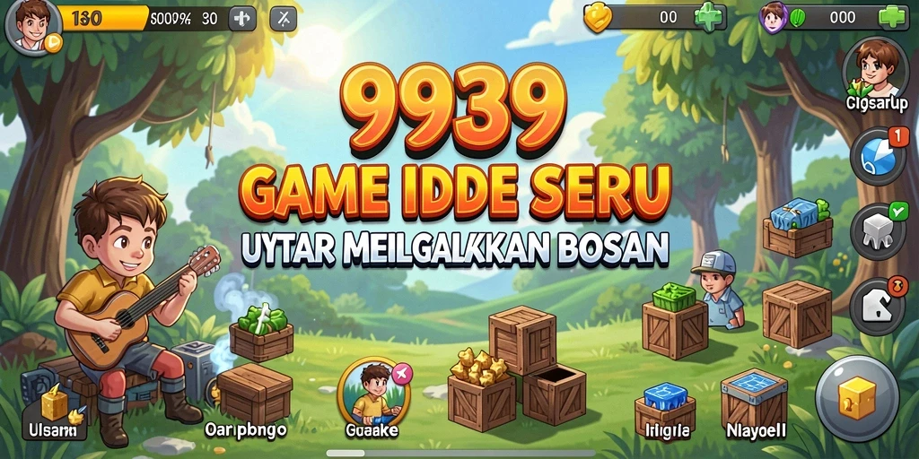 Screenshot gameplay 9939 menunjukkan karakter dalam aksi di dunia Idle.