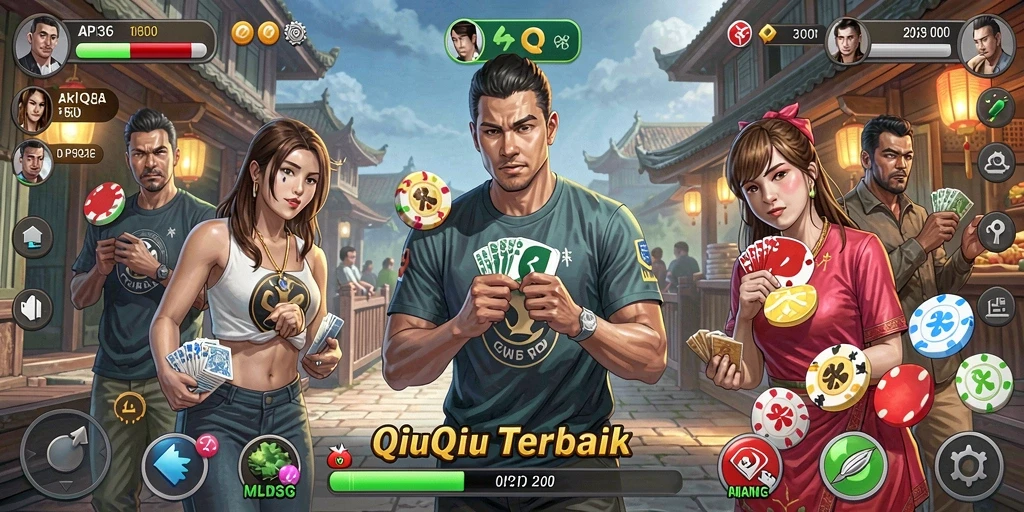 Screenshot gameplay QiuQiu API36 dengan tampilan menarik.