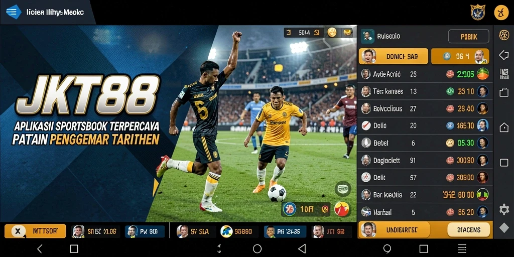 Screenshot gameplay JKT88 menampilkan fitur taruhan yang menarik.