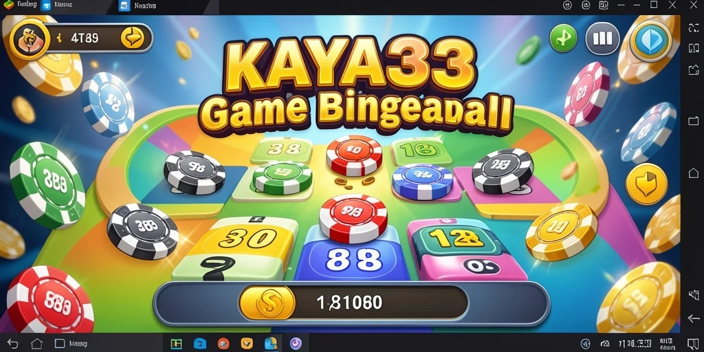 Screenshot KAYA33 menampilkan gameplay Bingo yang seru dan interaktif.