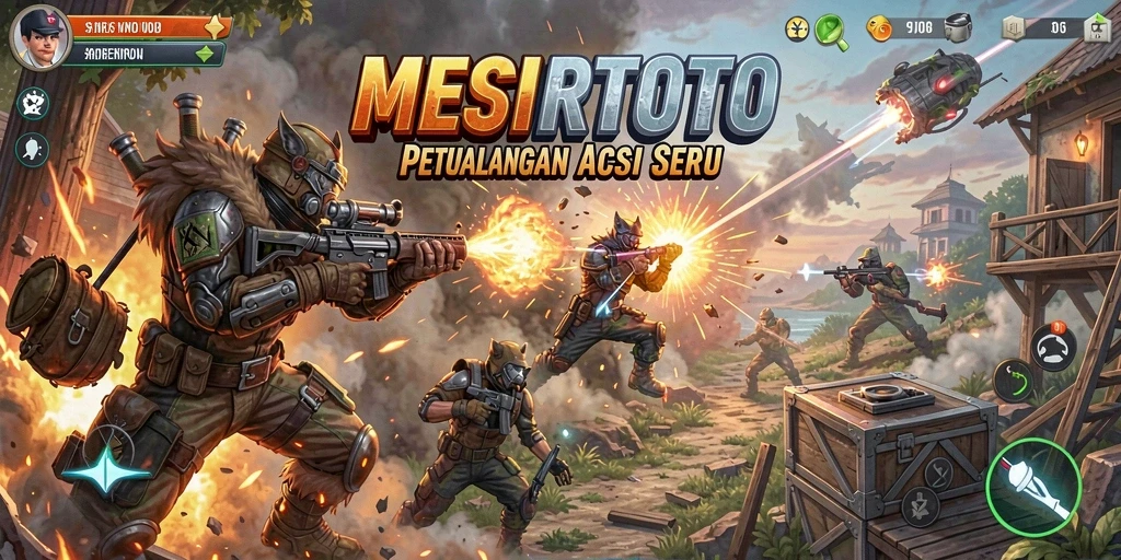 Tampilan gameplay seru dengan aksi mendebarkan di dalamnya.