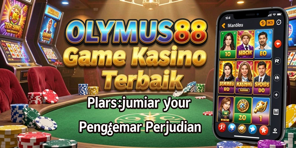 Tampilan gameplay kasino OLYMPUS88 yang menarik dan seru.
