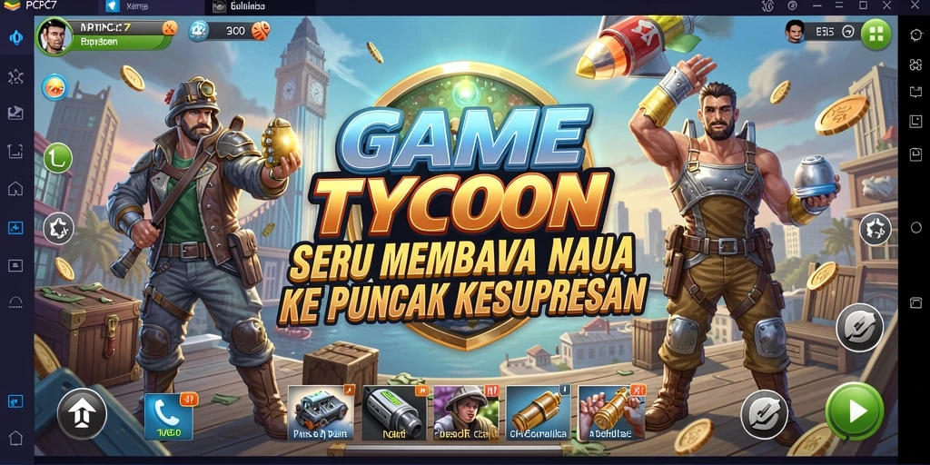 Tampilan gameplay <strong>PCPC7</strong> yang menarik dan memikat.
