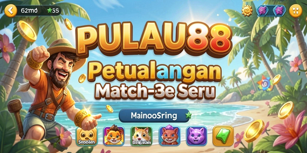 Screenshot utama PULAU88 menampilkan gameplay yang seru dan menantang.