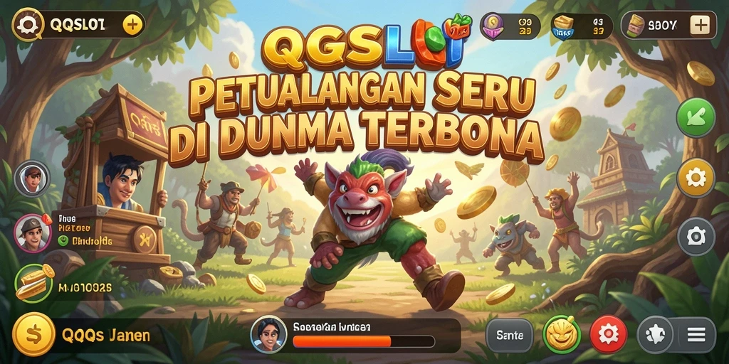 Tangkapan layar <strong>QQSLOT</strong> menampilkan dunia terbuka yang menakjubkan dan dinamis.