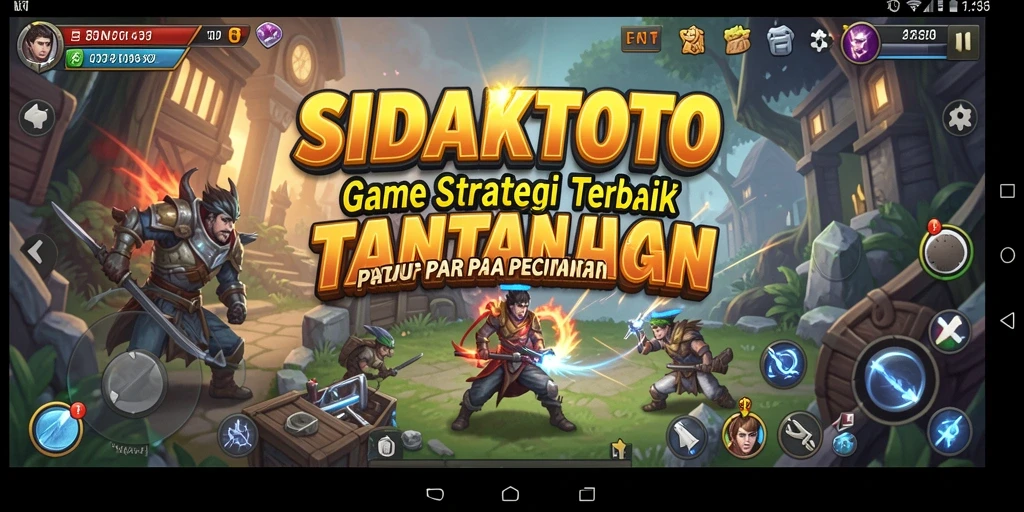 Tangkapan layar menunjukkan aksi gameplay strategi yang mendebarkan.