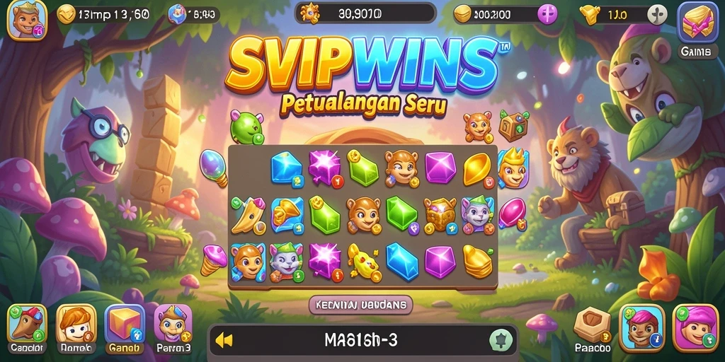 Tampilan gameplay seru di SVIPWINS dengan grafis menarik.