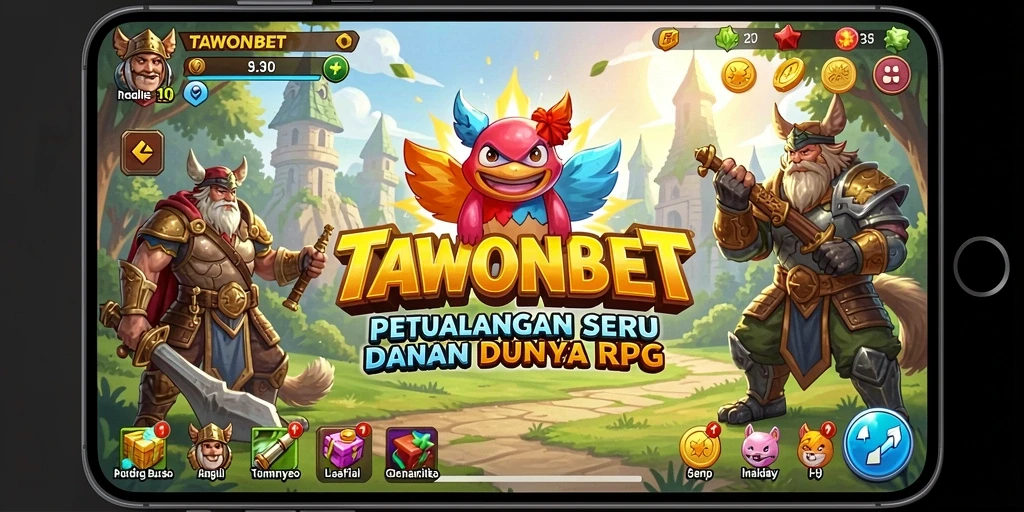 Screenshot gameplay TAWONBET menunjukkan aksi seru pemain dalam petualangan RPG.